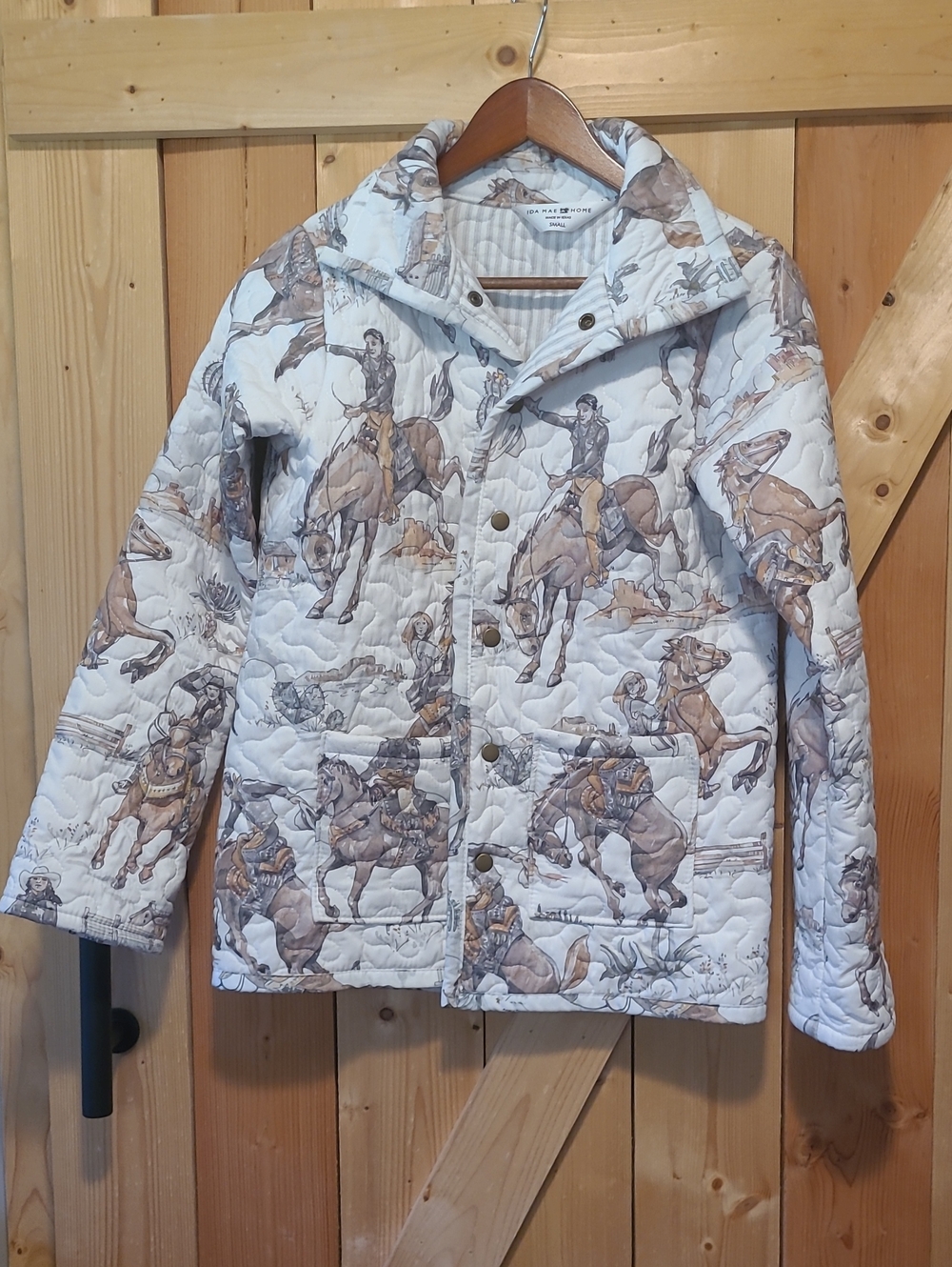 Ida Mae Cowboy Print Jacket